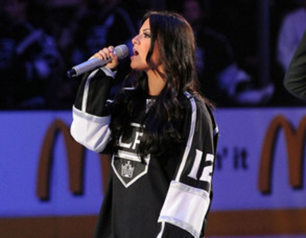 Pia Toscano from Stars Sing the National Anthem | E! News